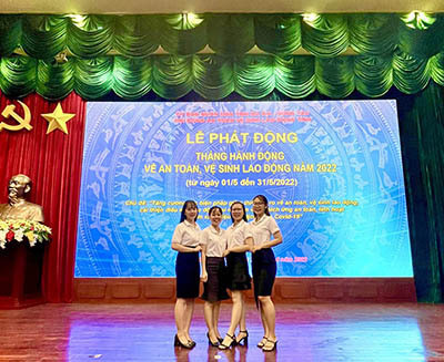 Đơn vị LDT và CBNV tham dự lễ phát động tại Sở LĐTBXH Bà Rịa Vũng Tàu