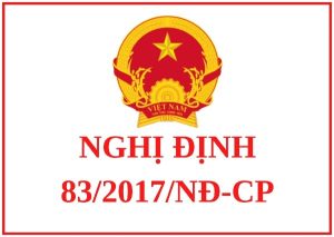Nghị định 83/2017/NĐ-CP