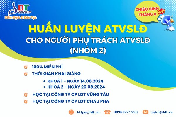 khoá chứng nhận an toàn lao động nhóm 2