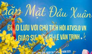 Gặp mặt đầu xuân giao lưu với Chủ tịch Hội KHKT ATVSLĐ Việt Nam