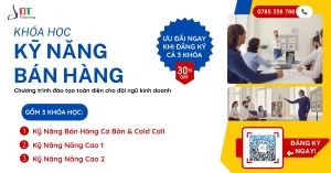 CHIÊU SINH KHÓA ĐÀO TẠO BÁN HÀNG CHUYÊN NGHIỆP THÁNG 5-6/2025