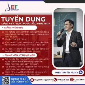 LDT VŨNG TÀU TUYỂN DỤNG GIẢNG VIÊN – HỢP TÁC ĐÀO TẠO 2026
