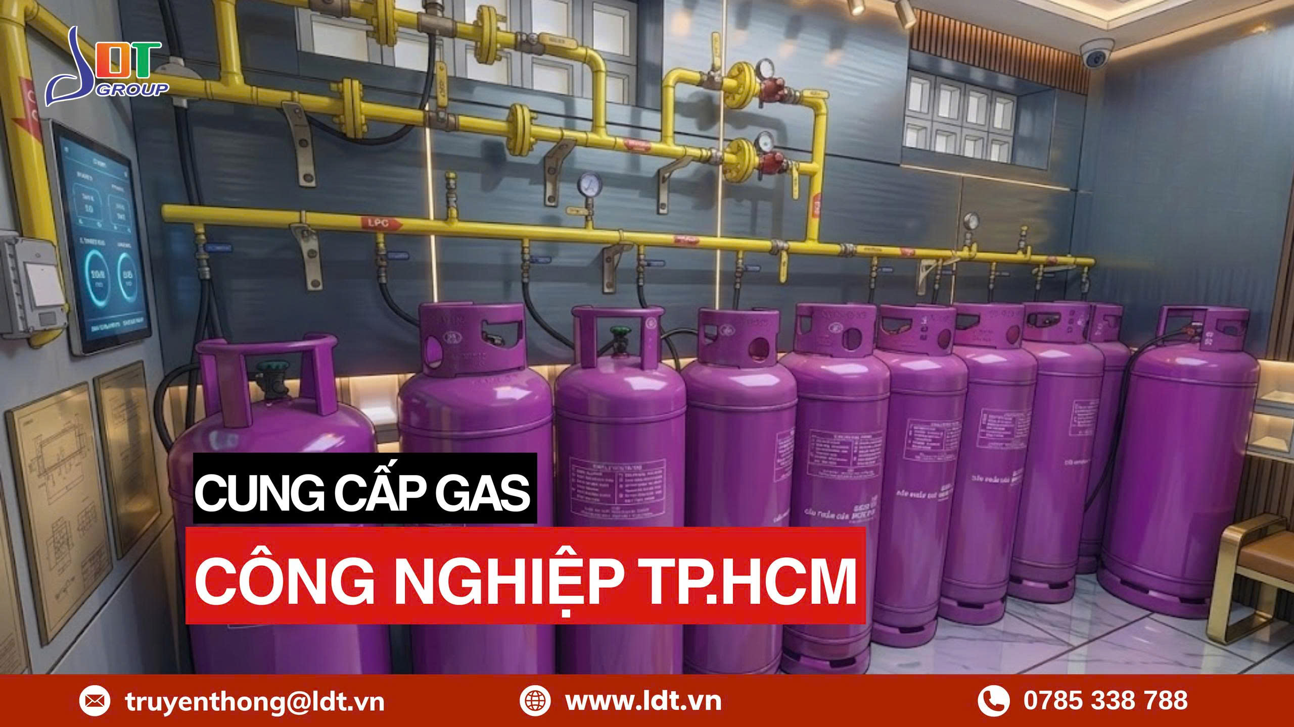 Cung cấp gas công nghiệp TP.HCM - Công Ty Cổ phần LDT