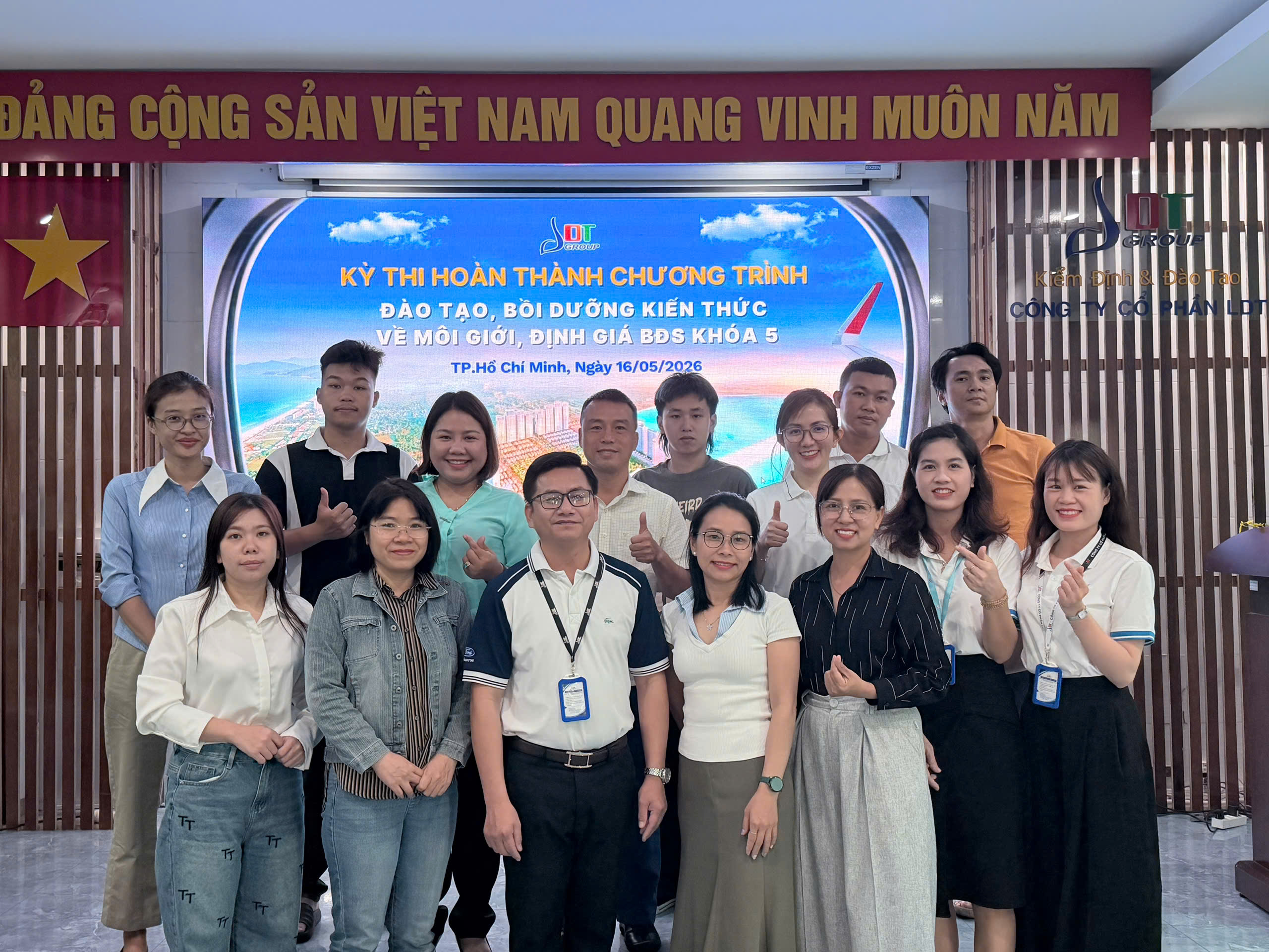 Kỳ Thi Hoàn Thành Chương Trình Môi Giới Và Định Giá Bất Động Sản Khóa 5 - Công Ty Cổ phần LDT