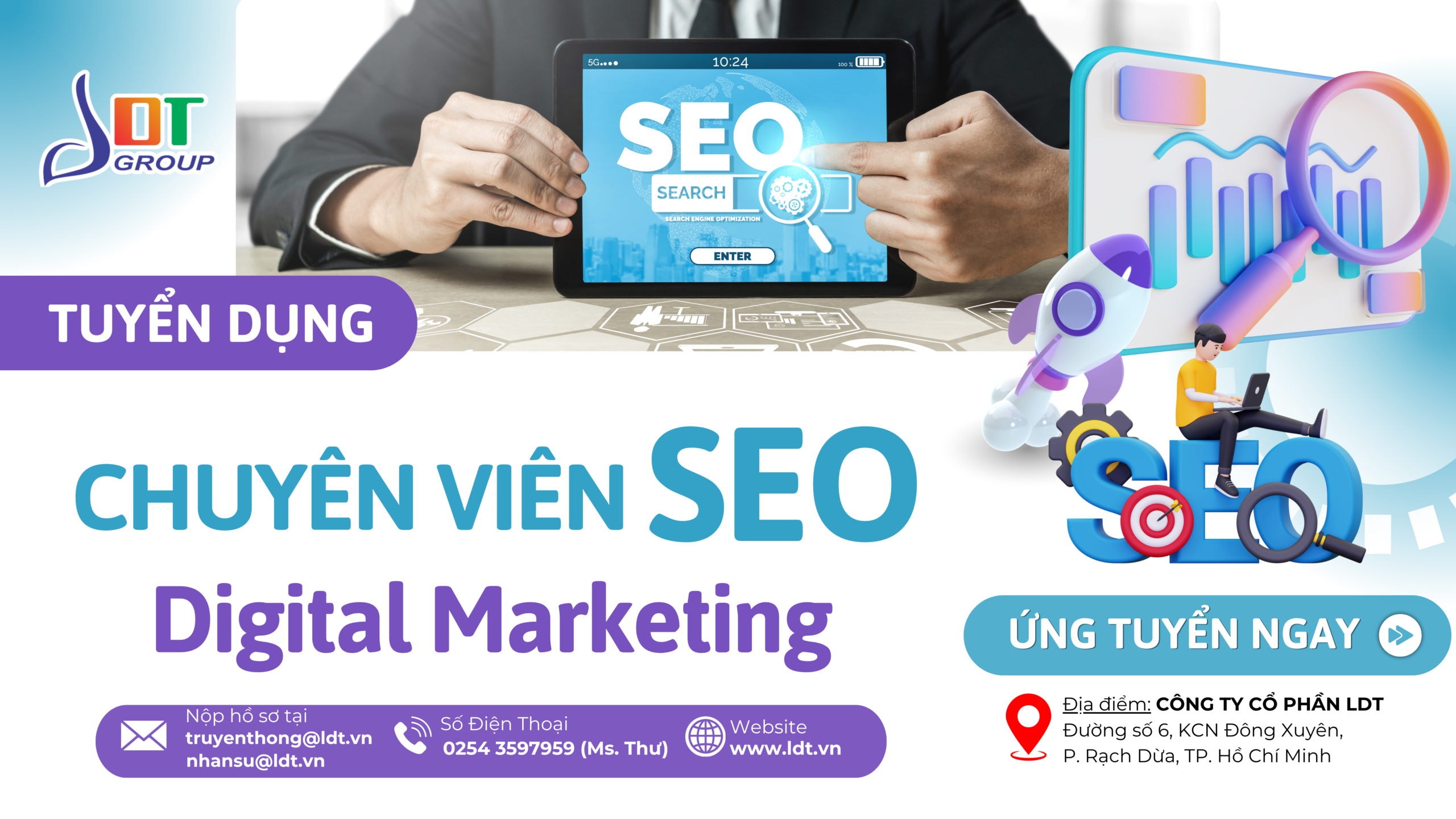 Tuyển dụng chuyên viên SEO & Digital Marketing