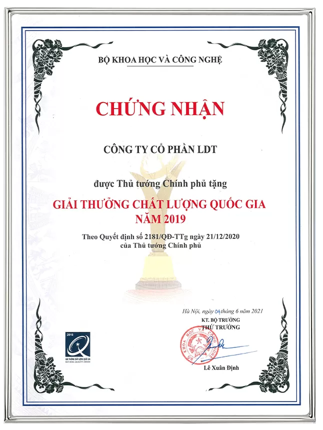 GIAI THUONG LDT 2019